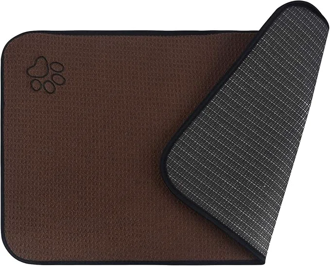 Smart Sinland Microfiber Large Pet Food Mat Dog Feeding Mat Pet Bowl Mat Fine Crafted