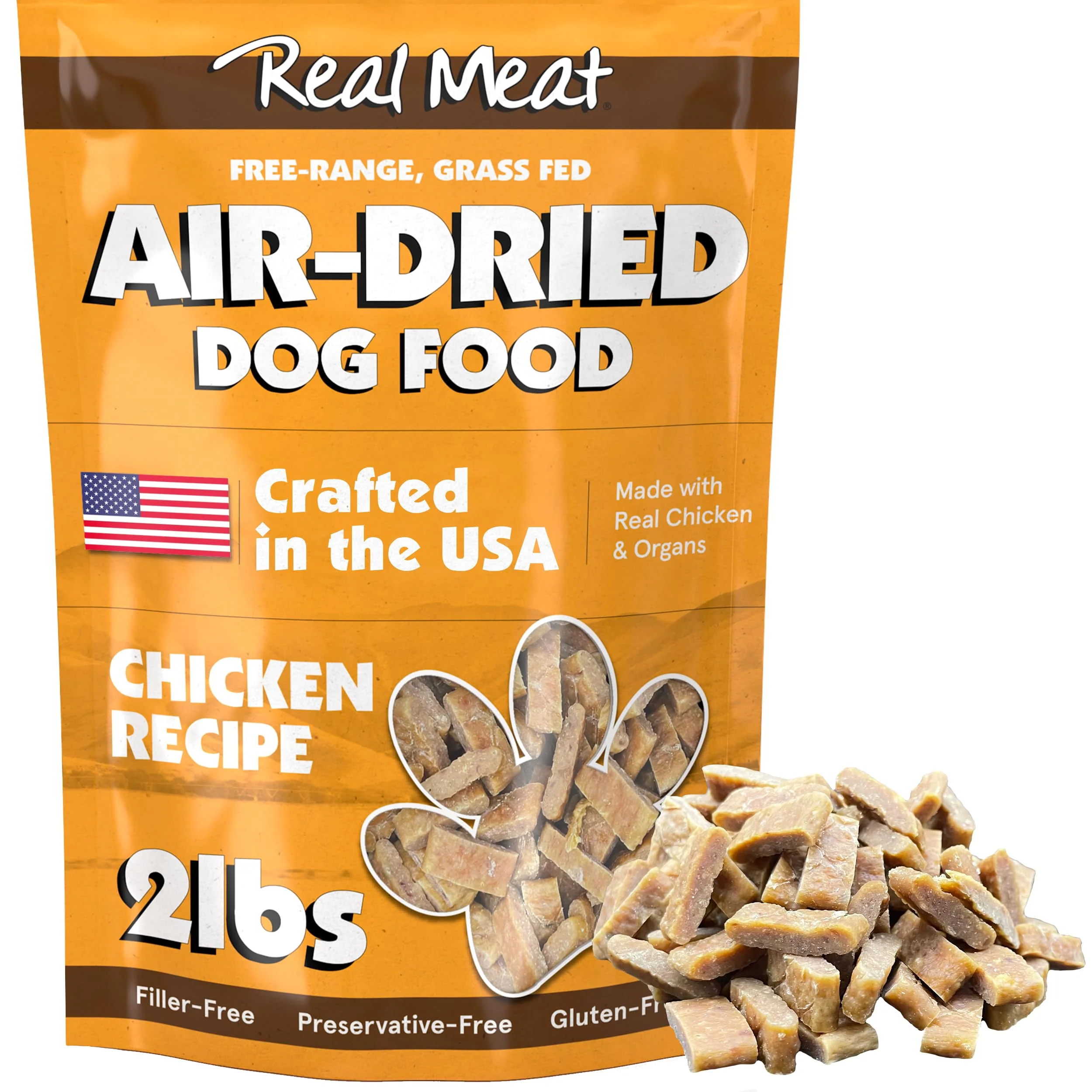 Environmentally Friendly TRMC Meat Air-Dried Dog Food with USA Chicken – Grain- 2 lb Expertly Made