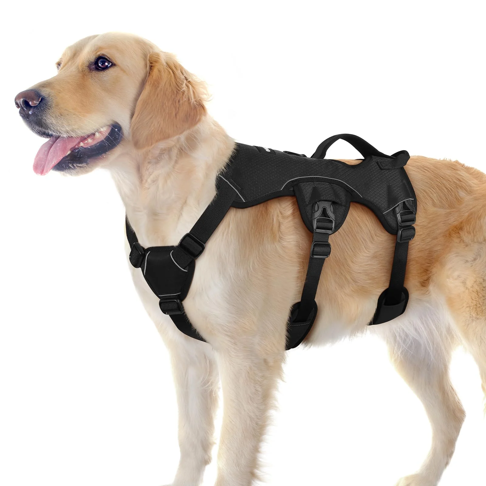 Classic Rabbitgoo Escape Proof Dog Harness for Large Dogs – Lift Handle Reflective Strips Verified