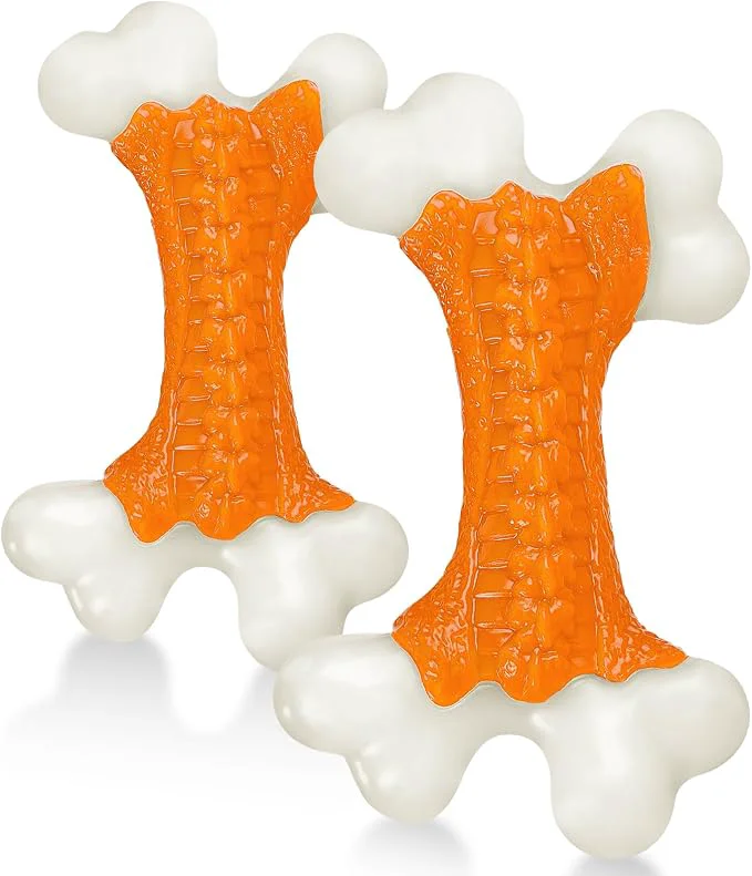 Trusted Dog Toys 2 Pack Dog Toys for Aggressive Chewers Large Breed Aggressive Chew Recyclable