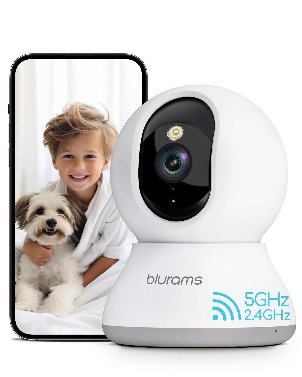 Trusted Blurams Pet Camera 2K – 360-degree PTZ Indoor Camera with Color Night Vision and 2-Way Talk Modern
