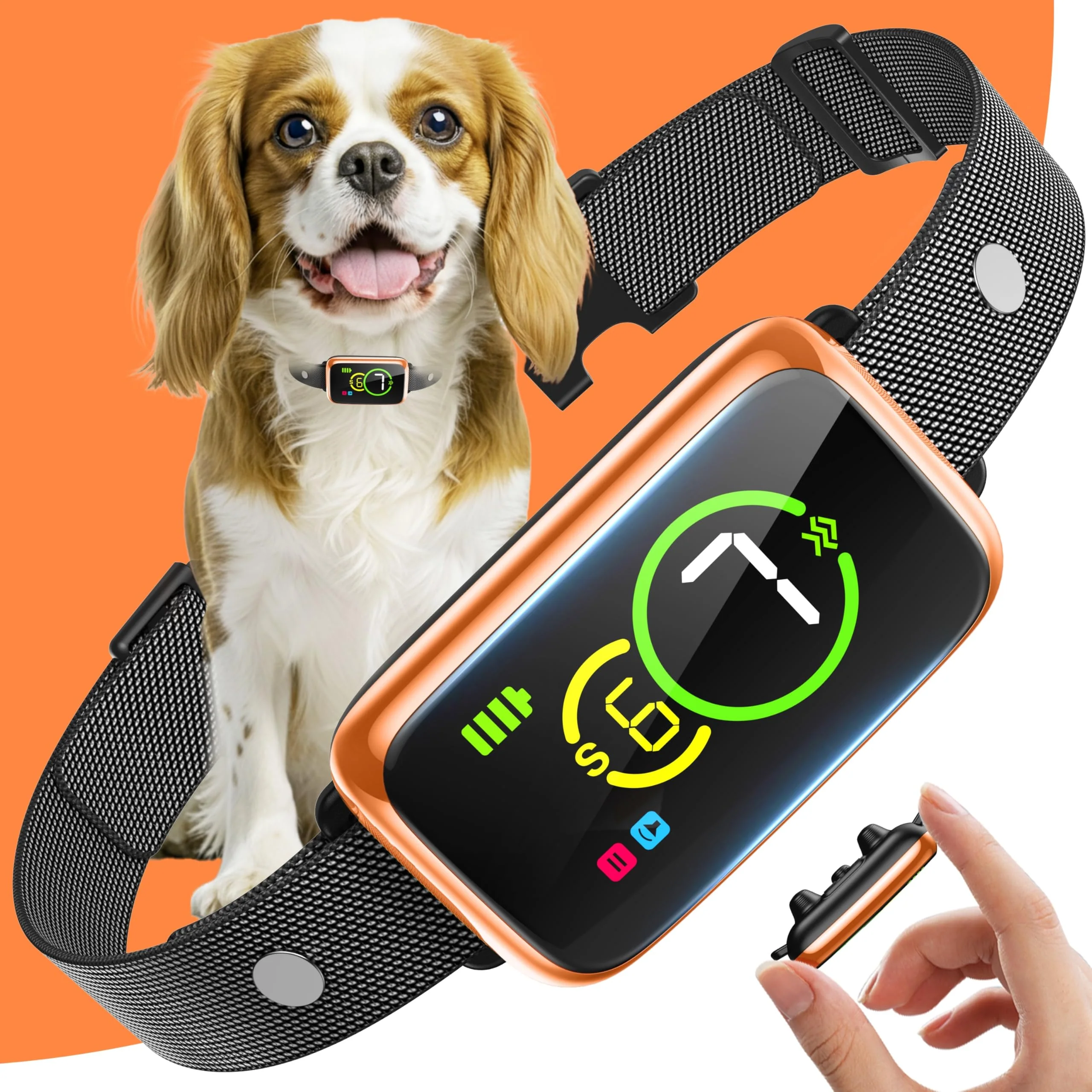 Premium NQQHNN Smart Dog Bark Collar — Humane Adjustable IP67 Waterproof Innovative