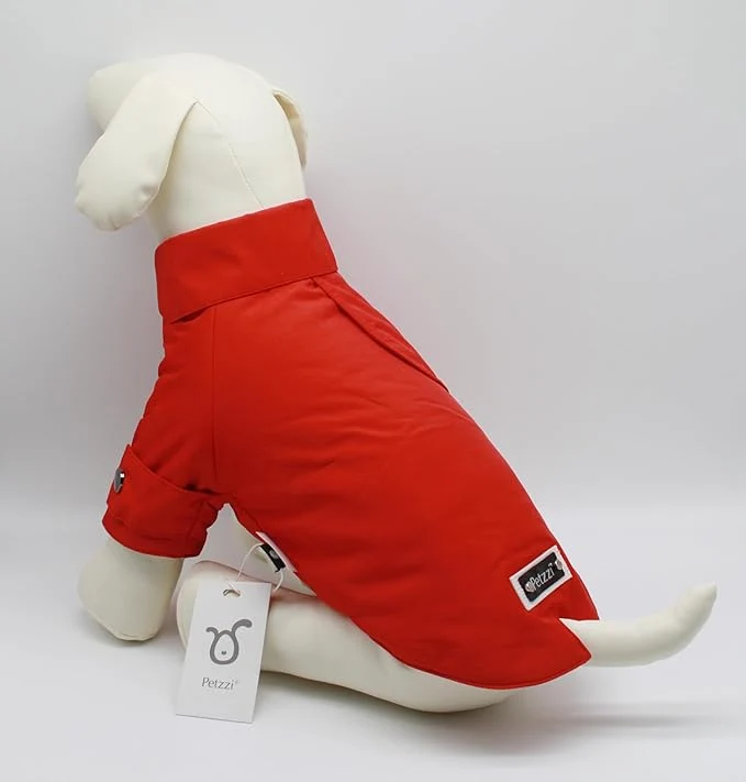 Original Pet Dog Puppy Cat Clothes Trench Coat Jacket – Theodore X-Small Red About ThisOverview Dependable