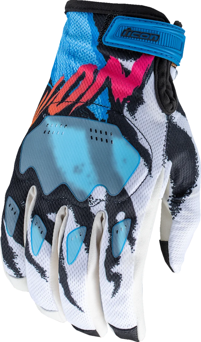 Convenient ICON Hooligan™ Rad Dawn Gloves – White – 2XL 3301-4855 Elite