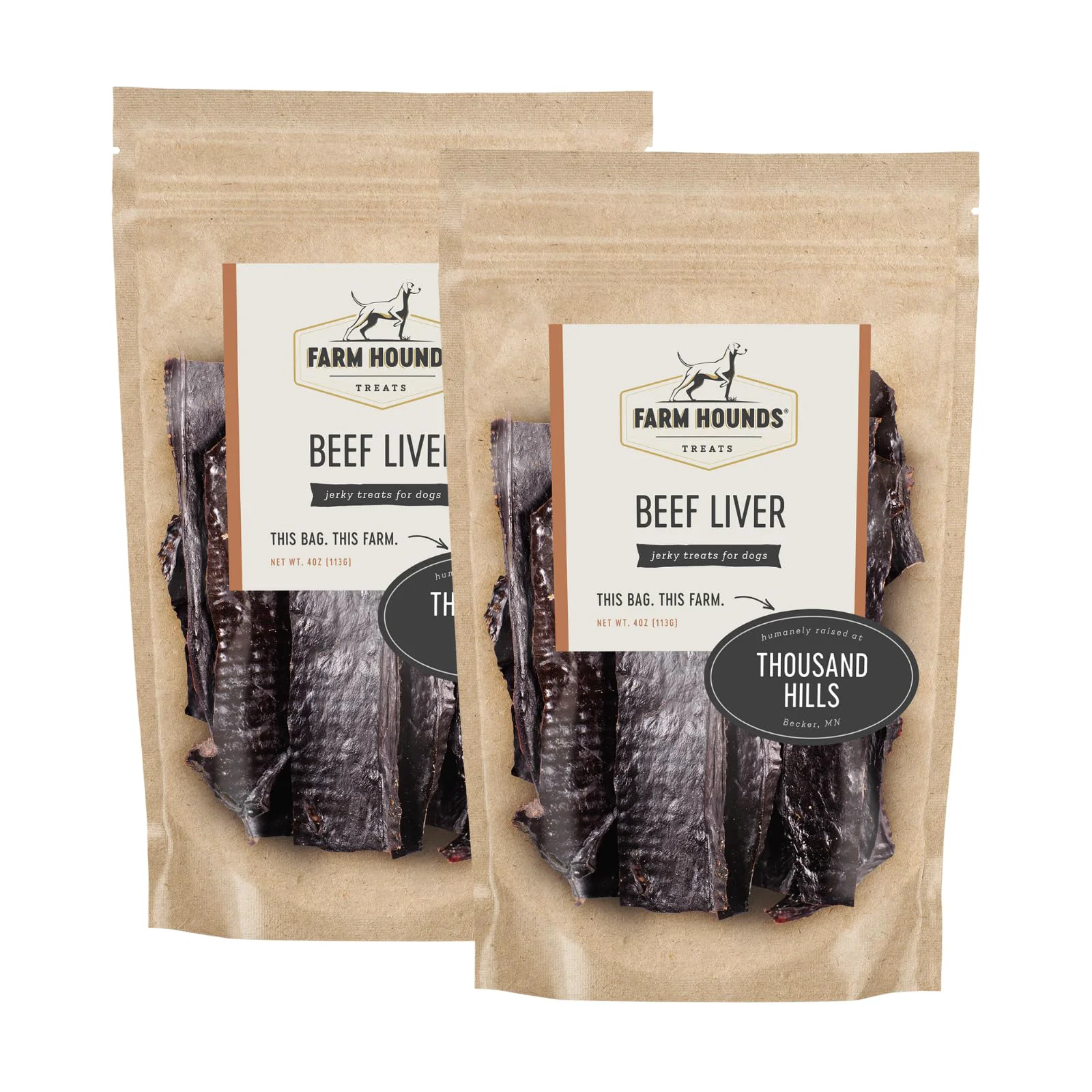 Fashionable Farm Hounds Beef Liver Jerky for Dogs Optimized
