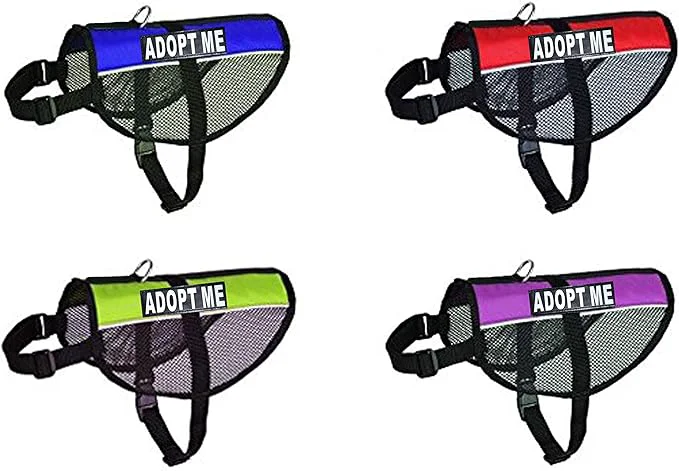 High-Performance Adopt ME Service Dog mesh Vest Harness Cool Comfort Nylon for Dogs Small Medium Large Purchase Comes with 2 Reflective Adopt ME Patches. Please Measure Your Dog Before OrderingAbout ThisOverview Outstanding