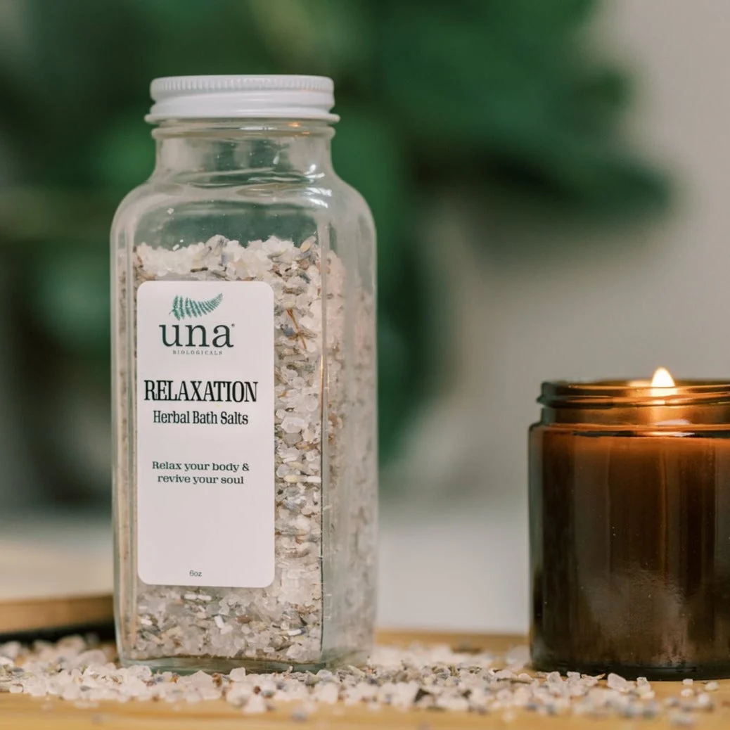 Healthy Relaxation Herbal Bath Salts Botanical Bath Una Biologials Classic