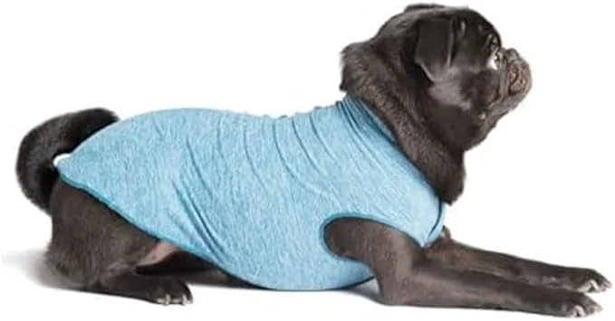 Flexible Goldpaw Dog Sun Shirt with UV Protection – Lightweight Cooling Sun Protection Clothing for Dogs – Reduce Heat Absorption – Pet Clothes Made in The USA – Machine Washable – Ocean Blue – Size 14About ThisOverview Official