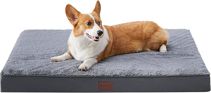 Fashionable MIHIKK Waterproof Dog Beds for Small Dogs Orthopedic Dog Beds for Crate Expertly Made