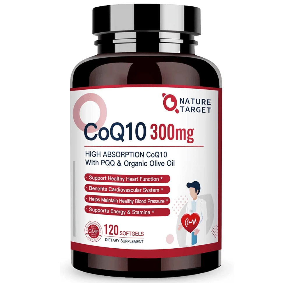 Classic CoQ10 300mg PQQ Sunflower Lecithin Organic Olive Oil 120 Softgels Superior