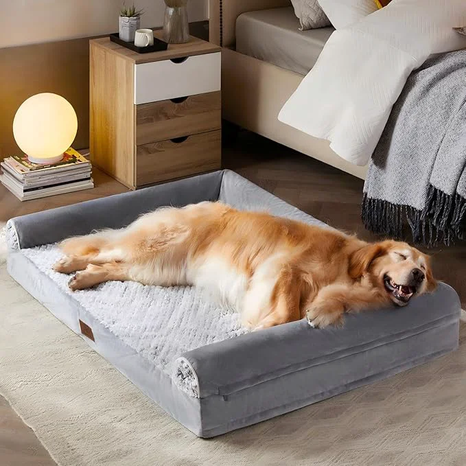 Breathable WNPETHOME Orthopedic Dog Beds for Extra Large Dogs Waterproof Memory Foam XL Professional