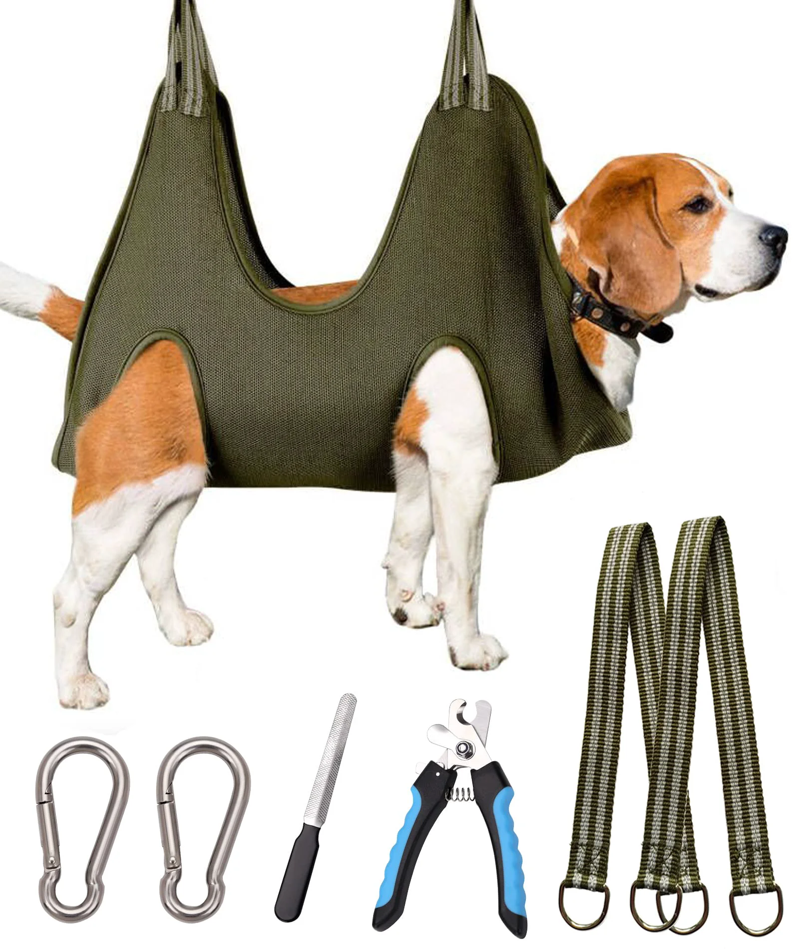 Comfortable Kkiimatt Dog Grooming Hammock Harness for Medium-Large Dogs Nail Trimming Sling Kit Premium Material
