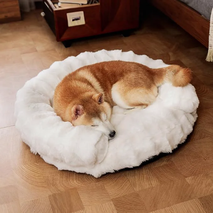 Soft Dog Bed Couch Sofa for Small Medium Dogs and Cats Round Plush Orthopedic Sofa Powerful
