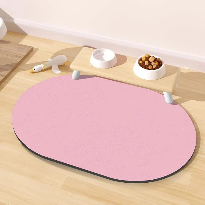High-End Dog Feeding Mat 24”x16” Absorbent Pet Food Mat No Stains Quick Dry Pet Classic