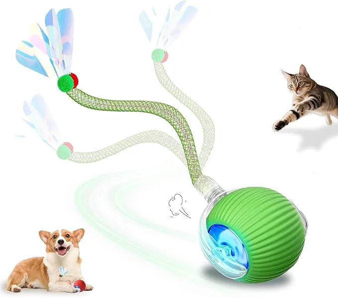 Responsible Interactive Cat Toys Ball for Indoor Cats＆Dog Automatic Cat Toy 360° Proven