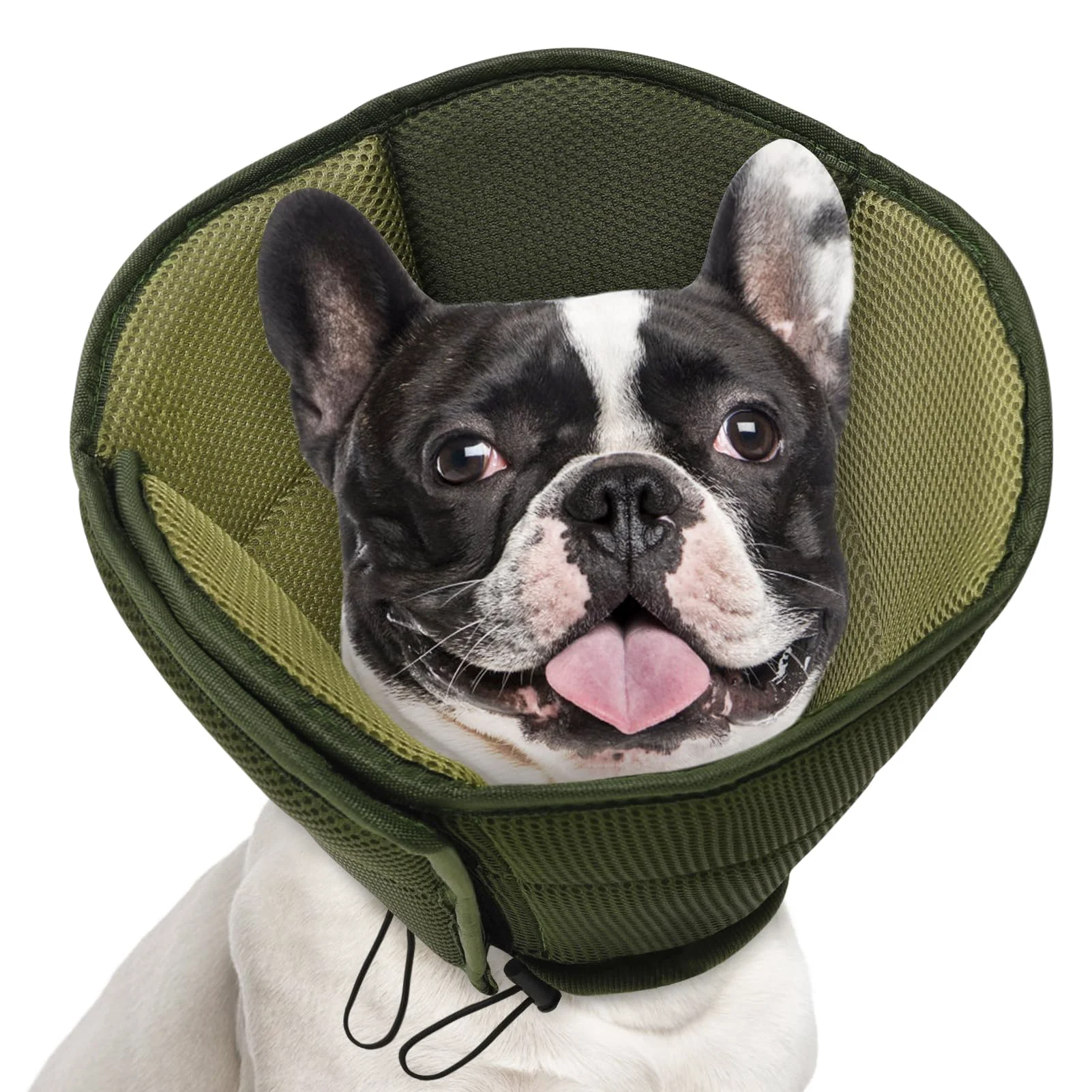 Sophisticated AOFITEE Dog Cone – Soft Adjustable Recovery Collar Army Green Medium Exclusive
