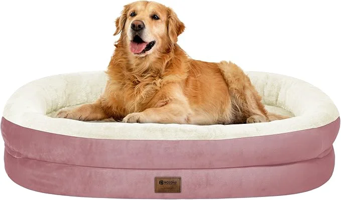 Comfortable Orthopedic Waterproof Large Dog Bed Memory Foam Washable Dog Bed Casual