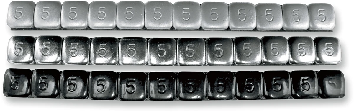 Solid K L SUPPLY Wheel Weights – Square – Adhesive Stick-On – Chrome – 360 Pack 32-3499 Durable