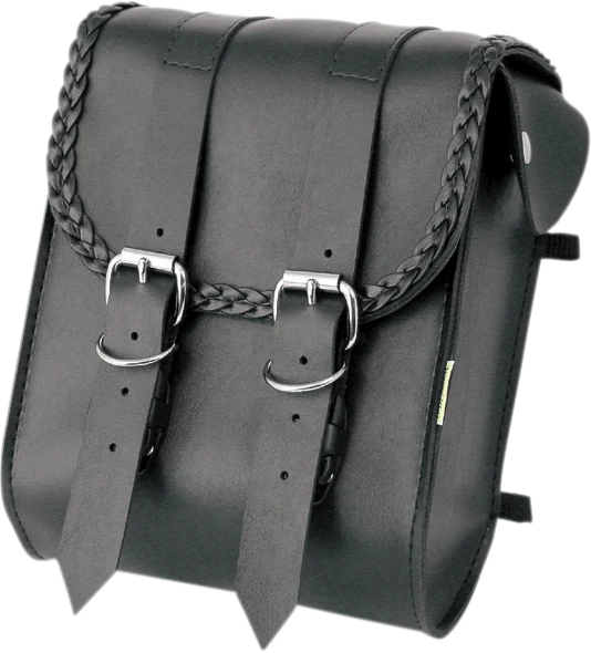 Original WILLIE MAX LUGGAGE Sissy Bar Bag – Braided – Black 58481-20 Casual