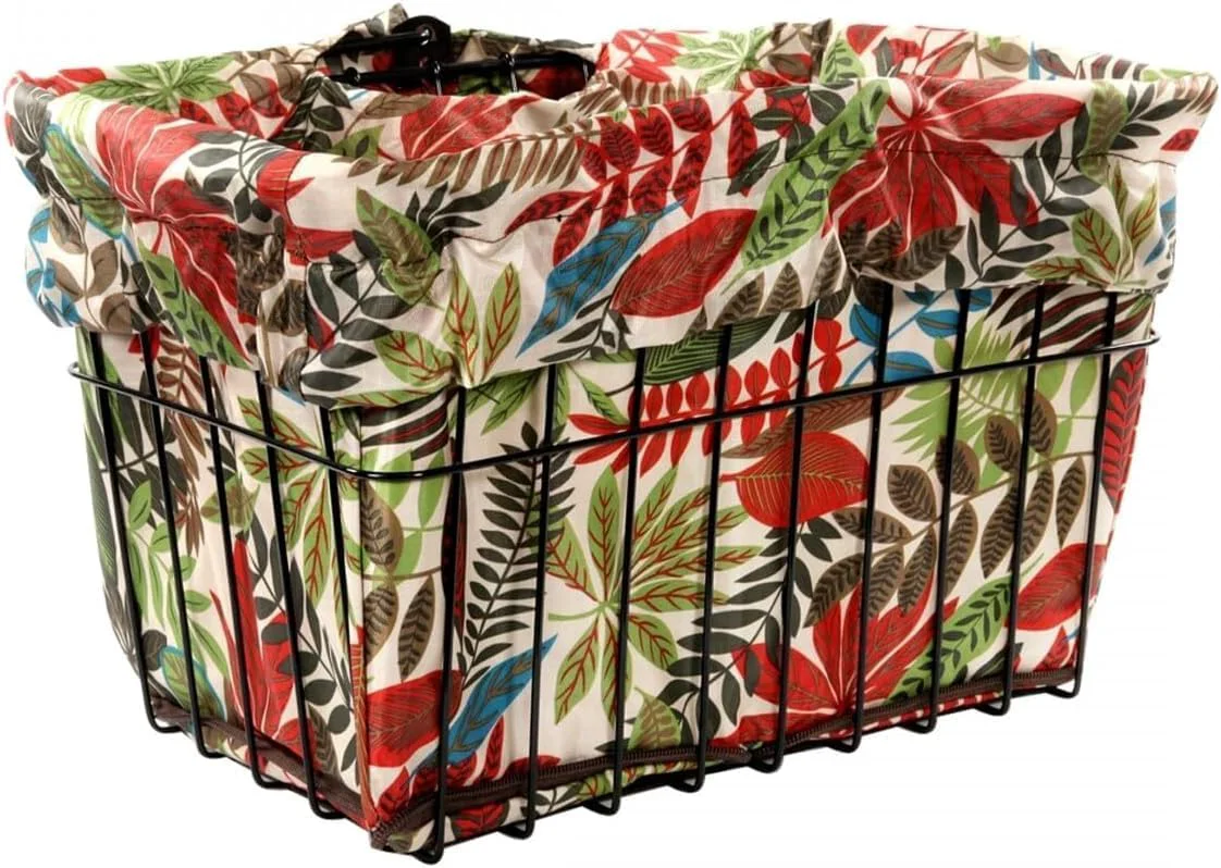 Smart Cruiser Candy Bike Basket Liner Waterproof Universal Fit for Most Bike Baskets Stylish 2in1Tote Bike Basket Cover EBiKE Front Wire Or Wicker Bike Baskets Fits Up to 15x12x10 Safe