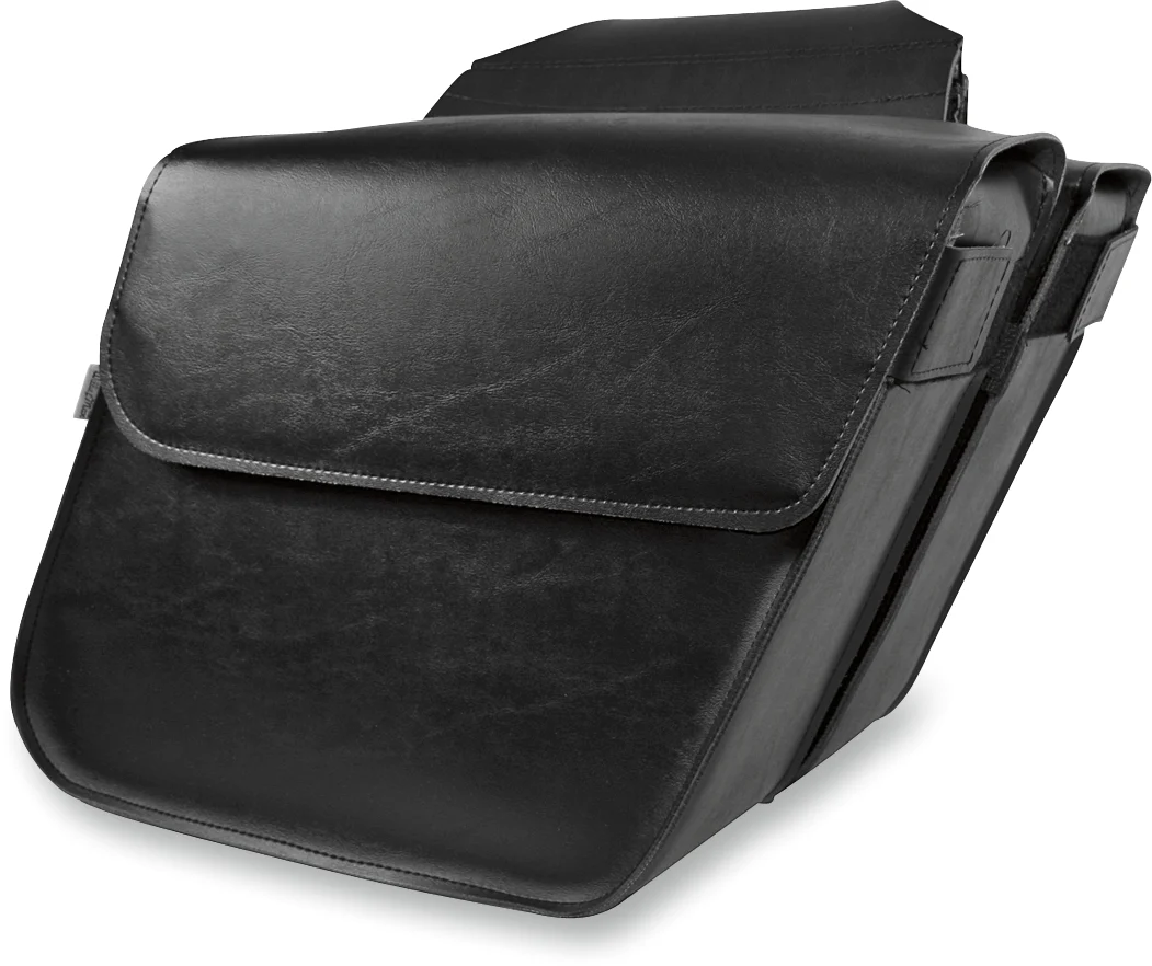 Fast WILLIE MAX LUGGAGE Raptor Saddlebag – Black – Standard Slant 58802-00 Versatile