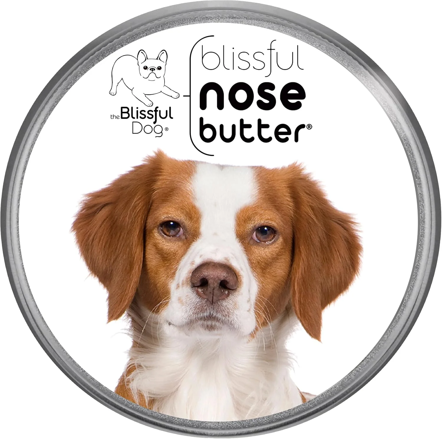 Secure The Blissful Dog Brittany Spaniel Nose Butter for Dry Cracked Skin Lick-Safe Dog Nose Balm with Moisturizing Shea Butter Almond Olive and Essential Oils Pet Supplies Uncented 4 oz. Fashionable