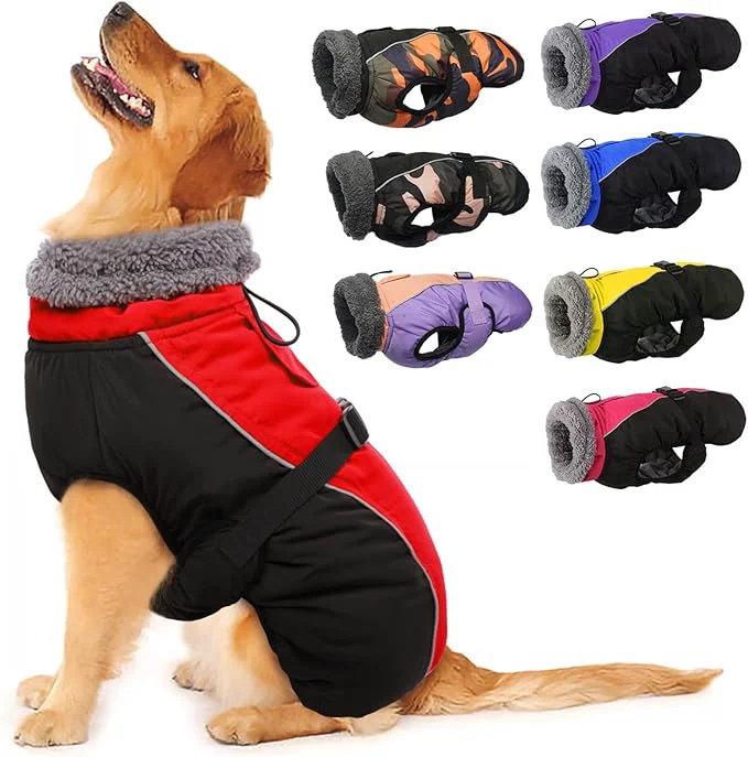 Practical IECOii Extra Warm Dog Coat – Reflective Adjustable Jacket With Buckle Fleece Turtleneck for Cold Weather – Soft Winter Coat for Small Medium Extra Large DogsAbout ThisOverview Consistent
