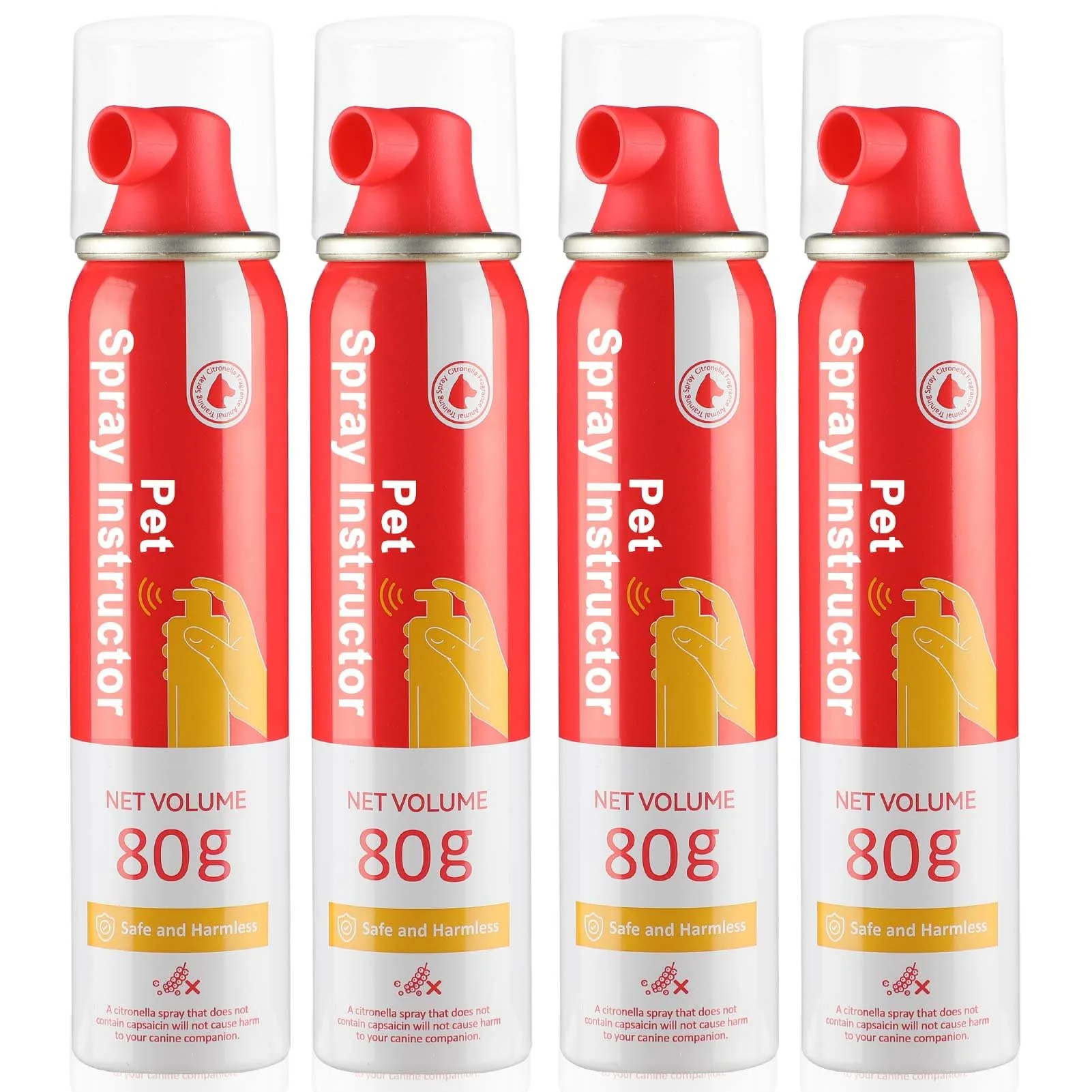 Dependable KDSZJDV Corrector Spray Dog Trainer – Safe 80ml 4 Pack for Barking Unwanted Behavior Pure