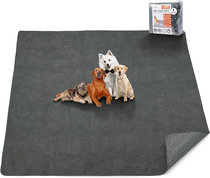 Responsible Washable Pee Pads for Dogs 60×60 Reusable Whelping Pads Absorb Dog Mats Pure