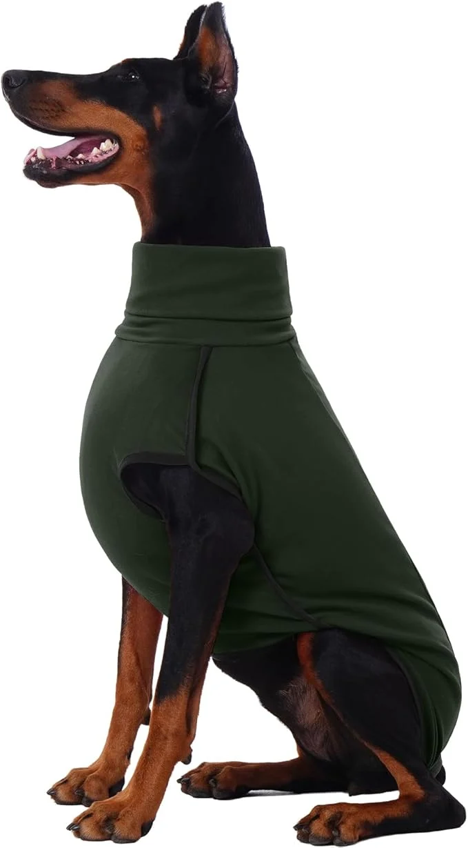 Trusted ROZKITCH Dog Winter Coat Soft Pullover Pajamas Pet Windproof Warm Cold Weather Jacket Vest Cozy Jumpsuit Apparel Outfit Clothes for Walking Hiking Travel Sleep Green 2XLAbout ThisOverview Outstanding