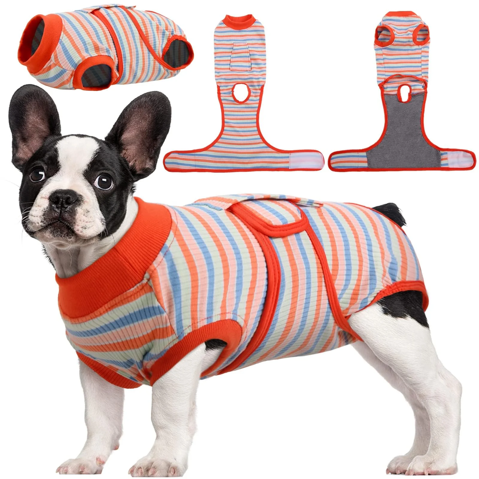 Fine Kuoser Recovery Suit for Dogs Cats After Surgery – Cone Post-Surgery Shirt Responsible