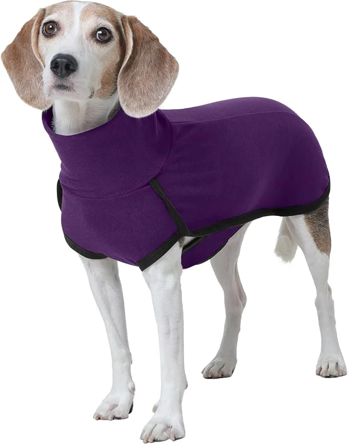 Secure ROZKITCH Dog Sweaters for Small Dogs Male Pet Windproof Warm Cold Weather Jacket Vest Cozy Jumpsuit Apparel Outfit Clothes for Walking Hiking Travel Sleep Purple SAbout ThisOverview Expertly Made