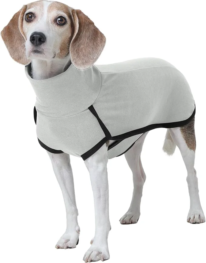 Comfortable ROZKITCH Dog Winter Coat Soft Pullover Pajamas Pet Windproof Warm Cold Weather Jacket Vest Cozy Jumpsuit Apparel Outfit Clothes for Walking Sleep Grey XSAbout ThisOverview Eco-Friendly