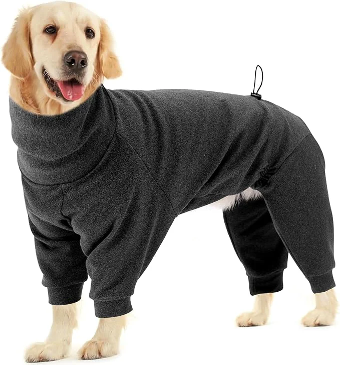 High-End Dotoner Pullover Dog Sweater with Leash Hole – High Collar Cold Weather Vest for Large Dogs – Indoor Outdoor UseAbout ThisOverview Organic