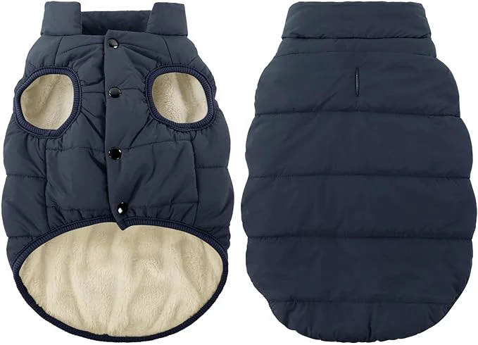 Premium Material ASENKU Dog Winter Coat – Waterproof Windproof Dog Jacket Warm Snowproof Doggie Puffer Vest for Cold Weather Lightweight Snow Coats for Small Medium Large Dogs 3XL Blue About ThisOverview Dependable