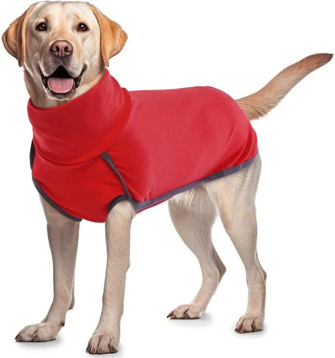 Selected ROZKITCH Dog Winter Coat Soft Pullover Pajamas Pet Windproof Warm Cold Weather Jacket Vest Cozy Jumpsuit Apparel Outfit Clothes for for Chritmas Walking Sleep BrightRed MAbout ThisOverview Crafted