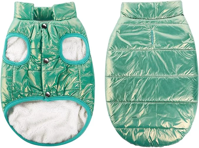 Breathable ASENKU Dog Winter Coat – Waterproof Windproof Dog Jacket Warm Snowproof Doggie Puffer Vest for Cold Weather Lightweight Snow Coats for Small Medium Large Dogs Mint Green M About ThisOverview Innovative