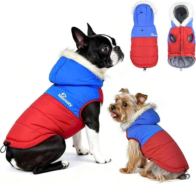 Comfortable Dog Winter Coat with Hood Fleece Lined Waterproof Dog Jacket Warm Snowsuit for Small Medium DogAbout ThisOverview Classic