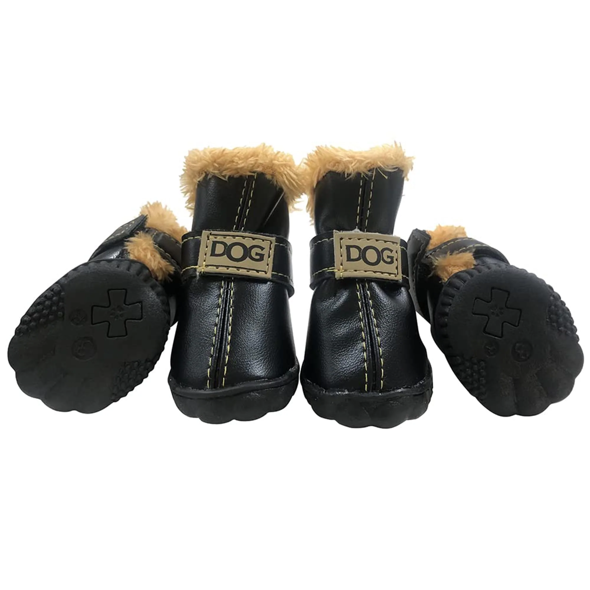 Consistent WINSOON Winter Dog Boots Paw Protectors – Anti-Slip Snow Shoes for Dogs Size 3 Quality