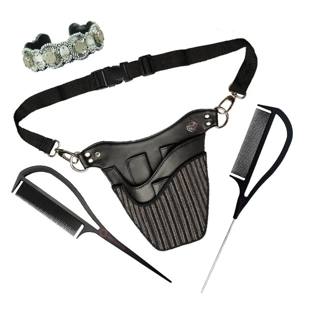 High-Performance Rocked and Loaded Salon Professional Kit – Silver Bracelet 4pcs Green