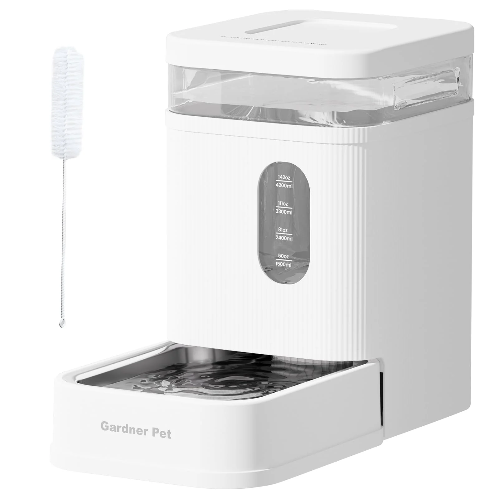 Authentic Gardner Pet Automatic Gravity Water Dispenser 6.5L – Stainless Steel Bowl BPA- Noise- Crafted