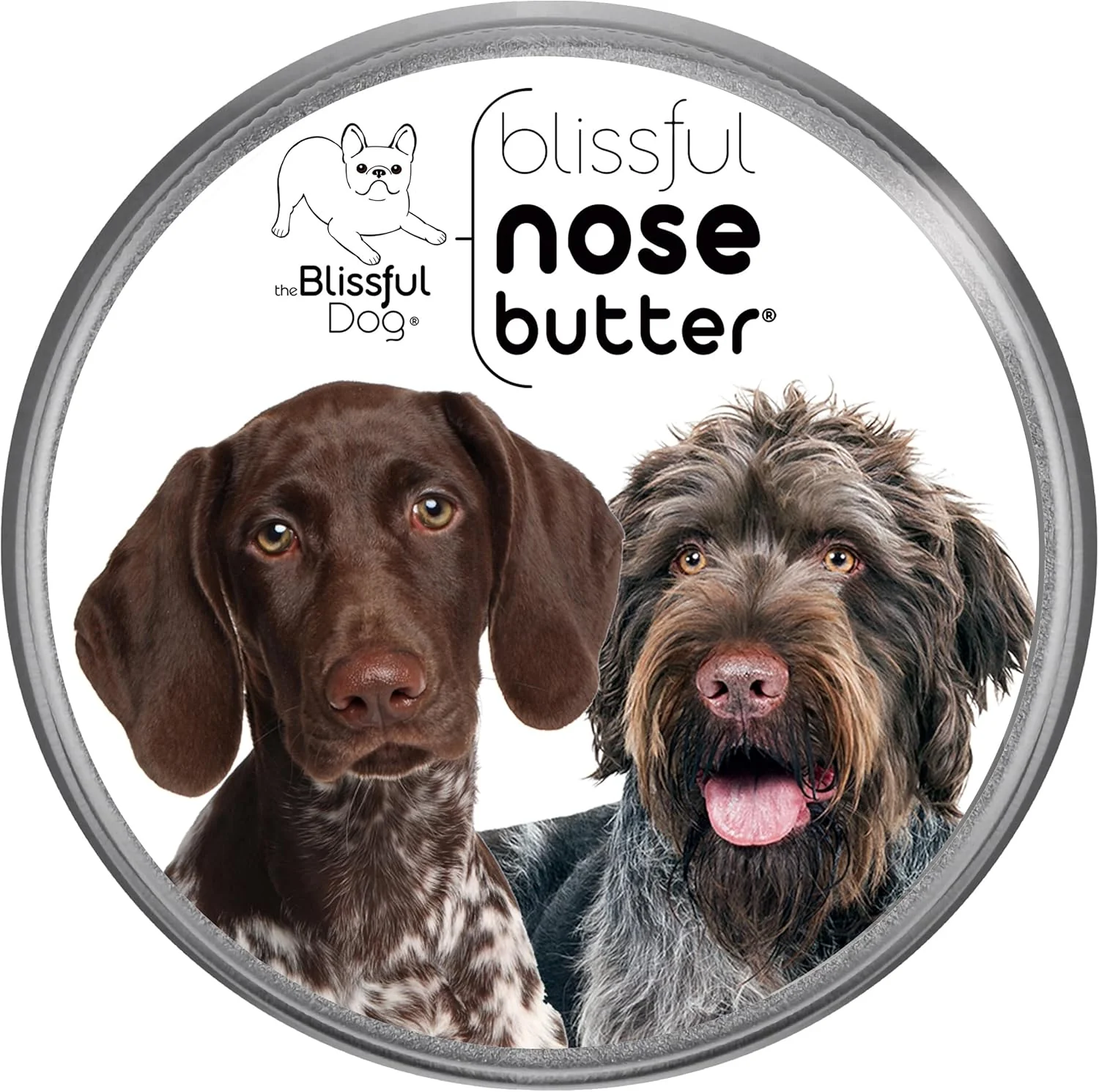 Reusable The Blissful Dog German Shorthaired Pointer Nose Butter Versatile Dog Nose Balm for Dry Nose Handcrafted Nose Moisturizer Easy-to-Apply Dog Essentials Unscented 2 oz. Consistent