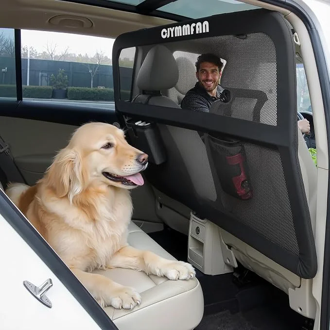Environmentally Friendly Dog Barrier for Car Back Seat Cargo Area Sophisticated