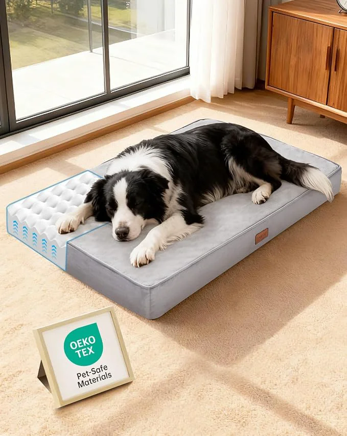 Flexible OhGeni Orthopedic Waterproof Dog Bed Carefully Designed