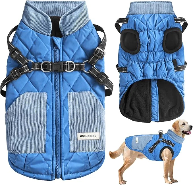 Reliable Mosucoirl Warm Dog Coats Pet Clothes Waterproof Dogs Jacket Reflective Pet Outfits Winter Dog Cold Weather Coat Cozy Snow Jackets Vest for Small Medium Large Dogs Puppy DoggieAbout ThisOverview Original Design