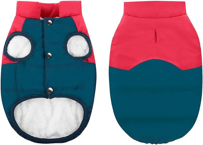Innovative ASENKU Dog Winter Coat – Waterproof Windproof Dog Jacket Warm Snowproof Doggie Puffer Vest for Cold Weather Lightweight Snow Coats for Small Medium Large Dogs Red Navy M About ThisOverview Luxury