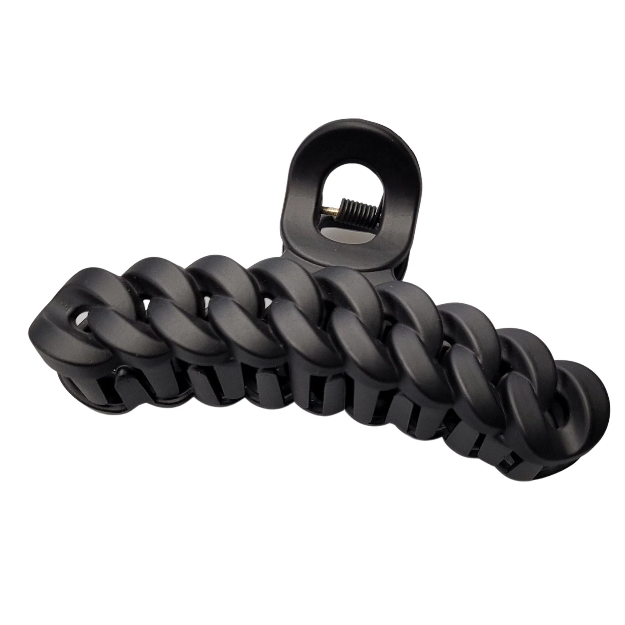 Practical Matte Chain Link Claw Hair Clip Dependable