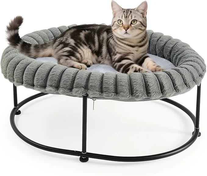 High-Grade Sunhoo d Cat Bed for Indoor Cats Raised Kitten Hammock Large High Puppy Breathable