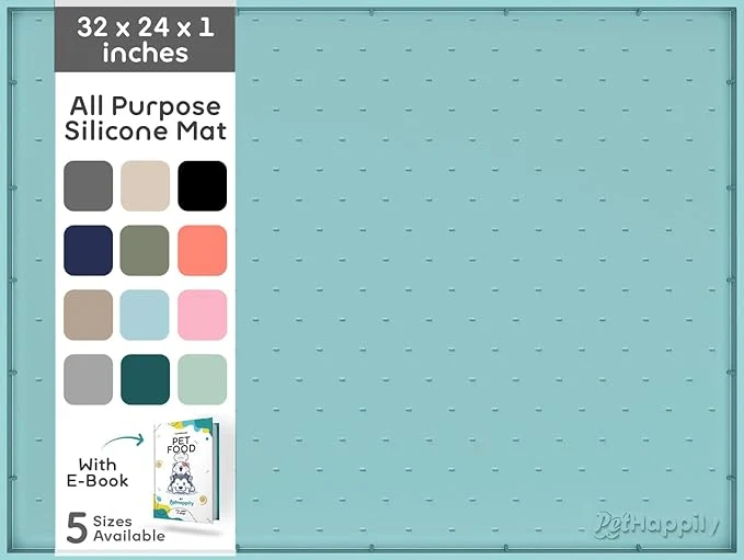 Exclusive 32x24x1 XL Dog Food Mat Soft