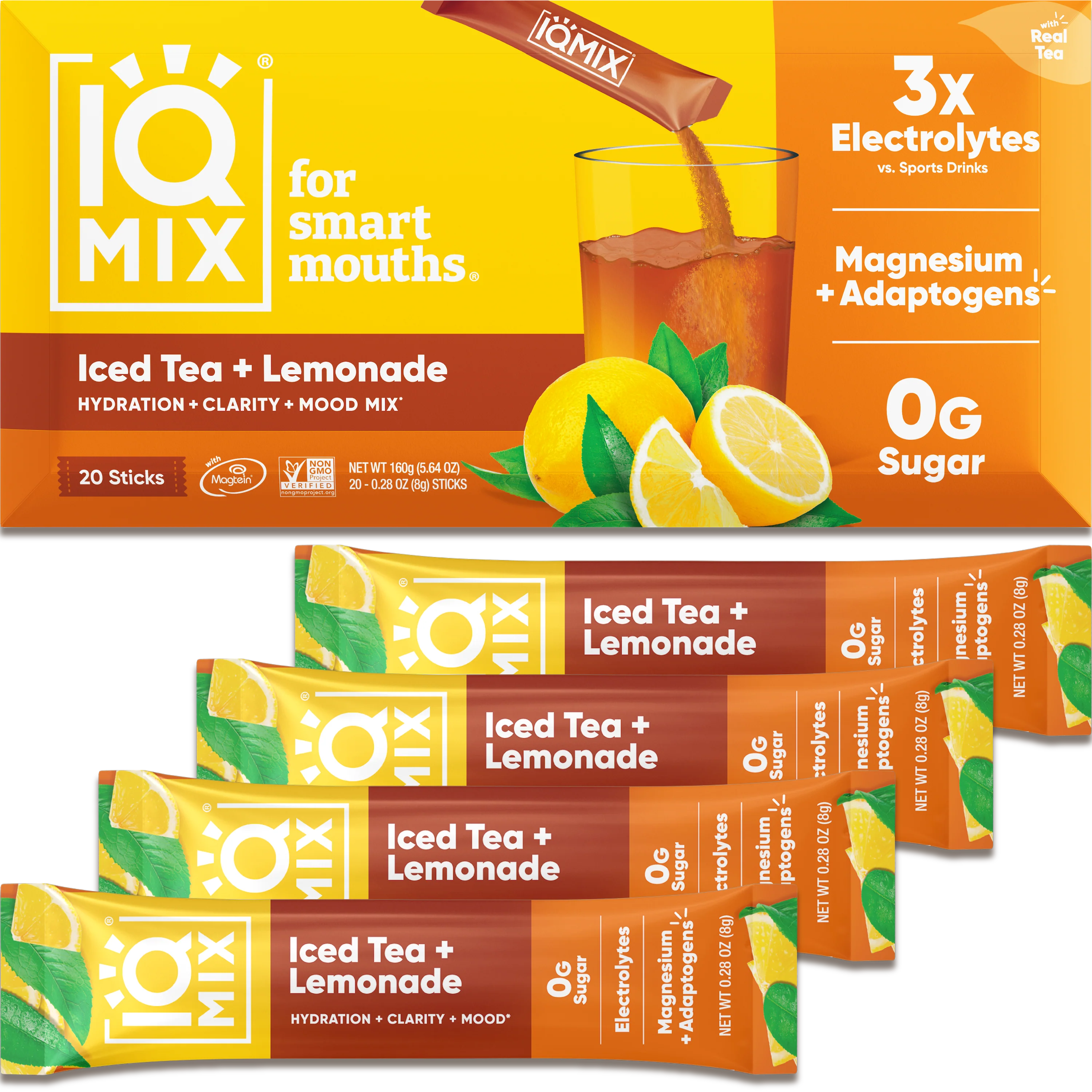 Classic Iced Tea Lemonade 20 Sticks Fine Crafted